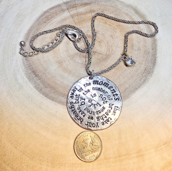 Chicos Hand-stamped necklace - Picture 6 of 6